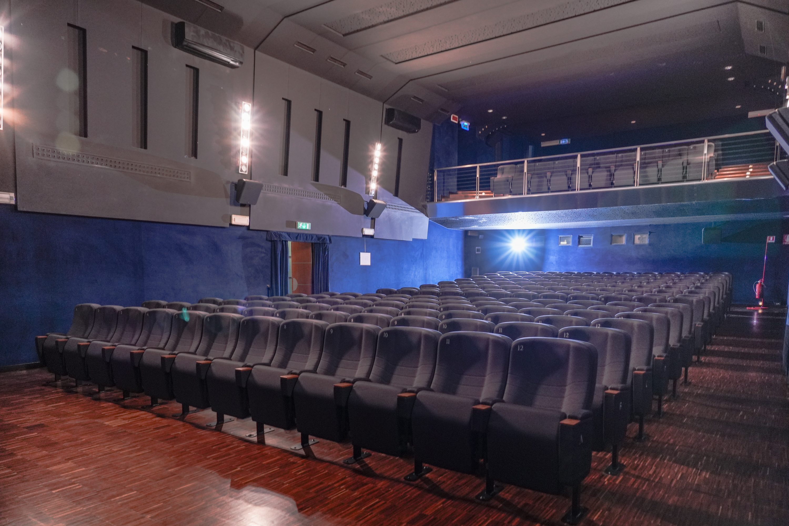 Vista della Sala di Roma D’Essai