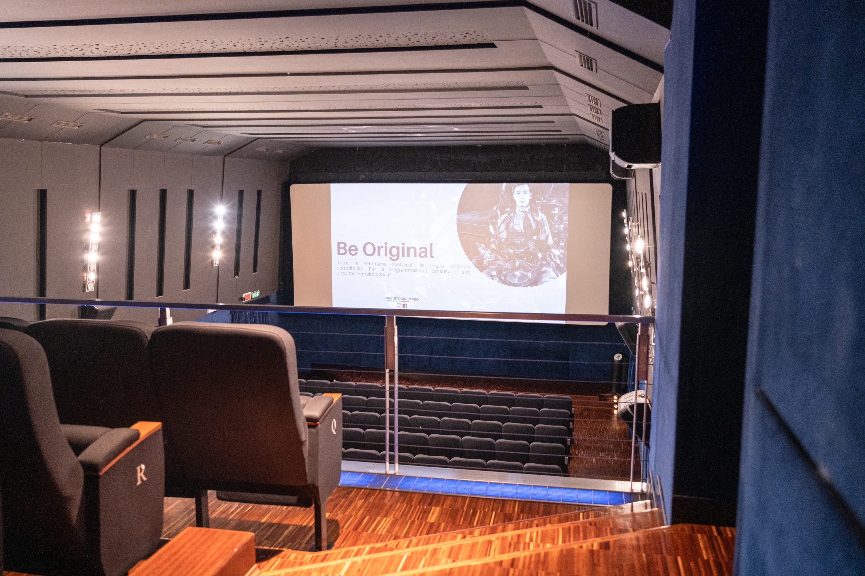 Vista della Sala di Roma D’Essai