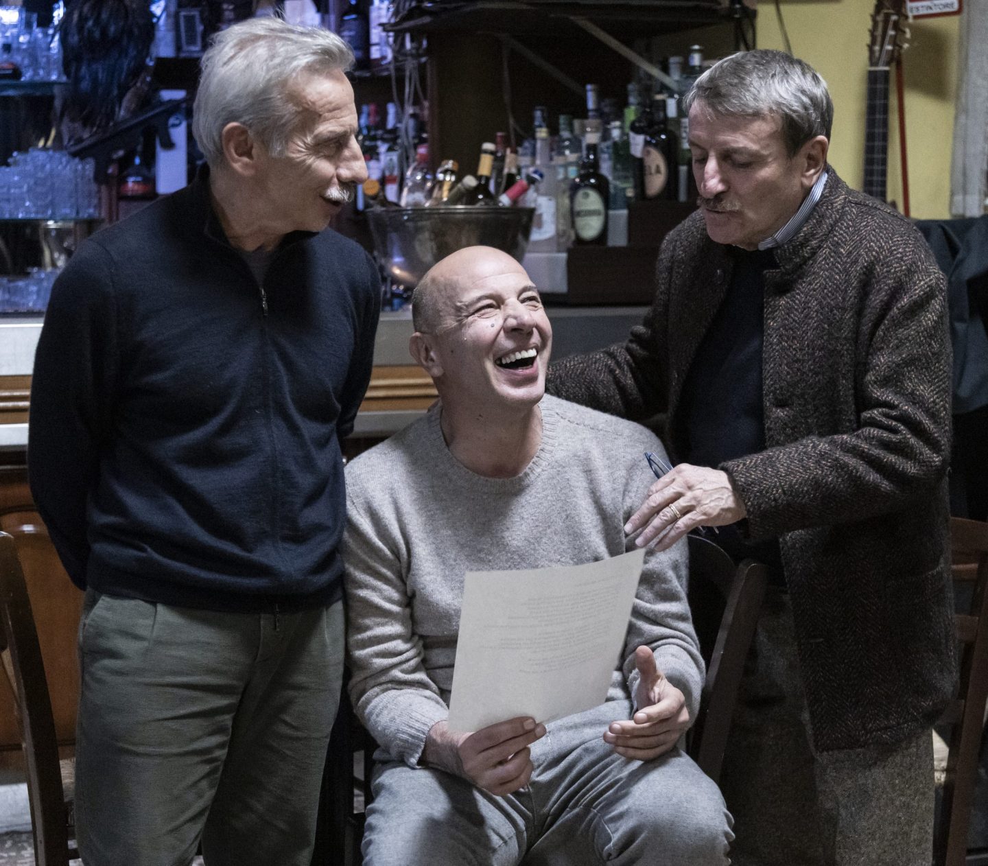 Scena dal film Aldo, Giovanni e Giacomo - Attitudini: nessuna