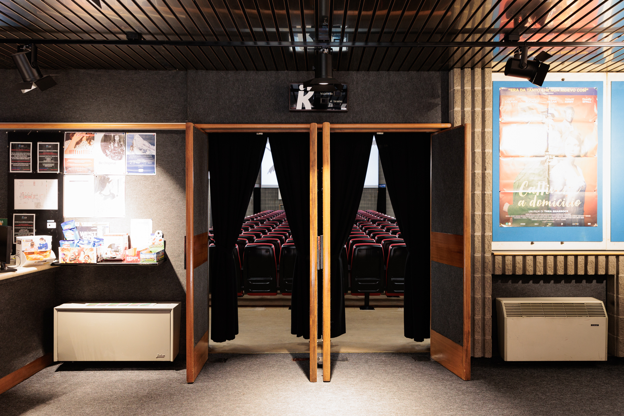 Vista della Sala di Cinema Europa