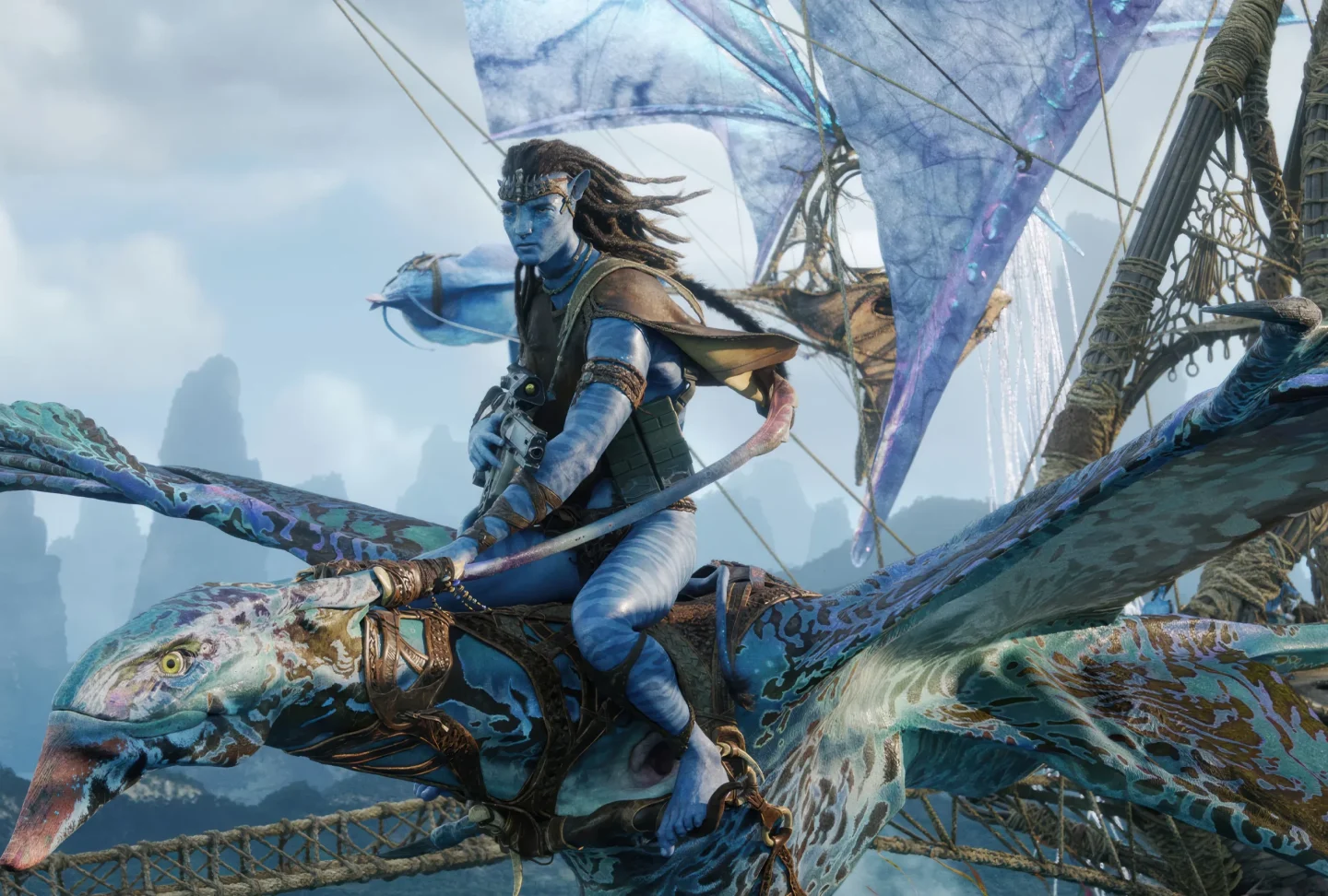 Scena dal film Avatar: Fuoco e cenere